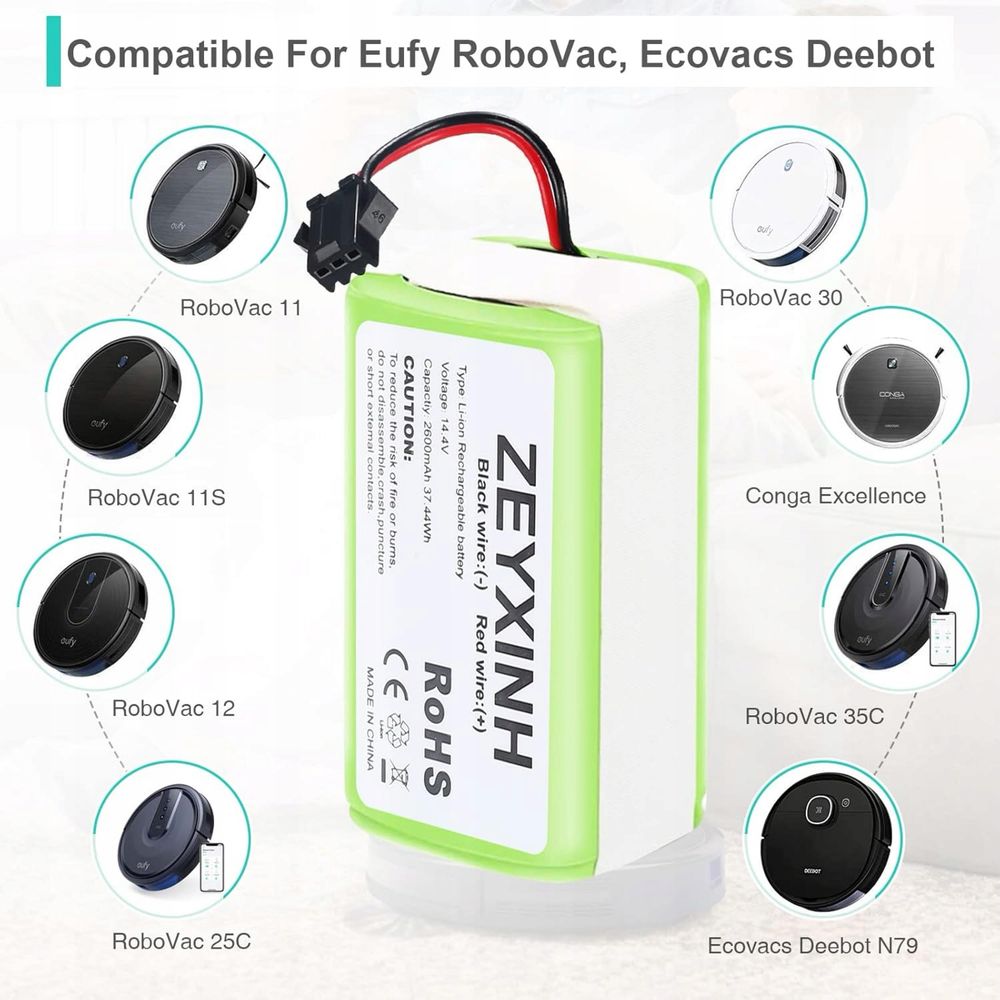Akumulator 14,4V 2600mAh do odkurzaczy RoboVac G10 G20 G30 G35 G40