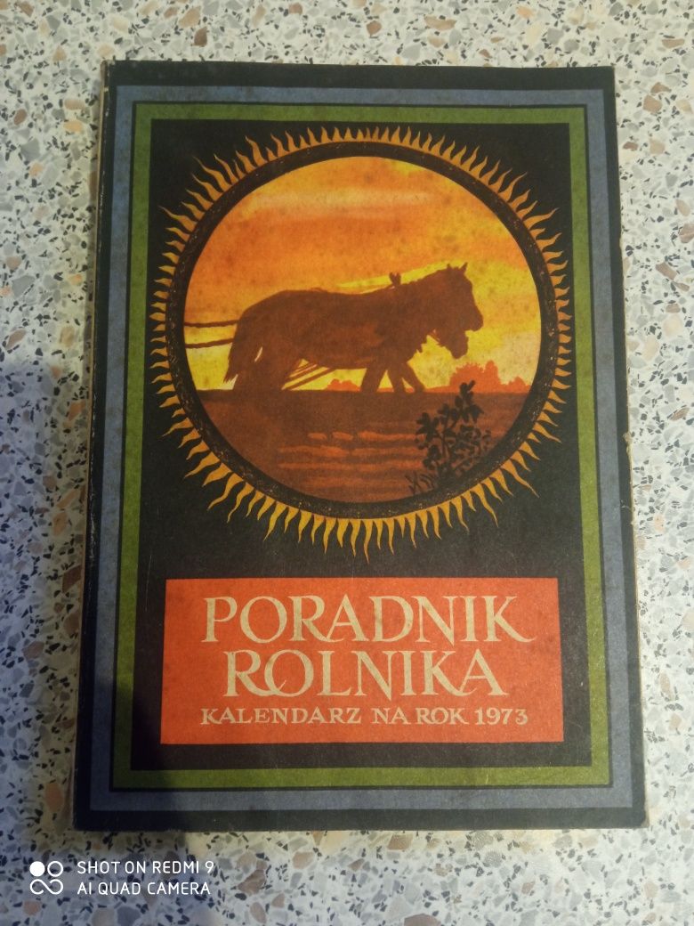 Poradnik rolnika kalendarz na rok 1973 - PRL vintage