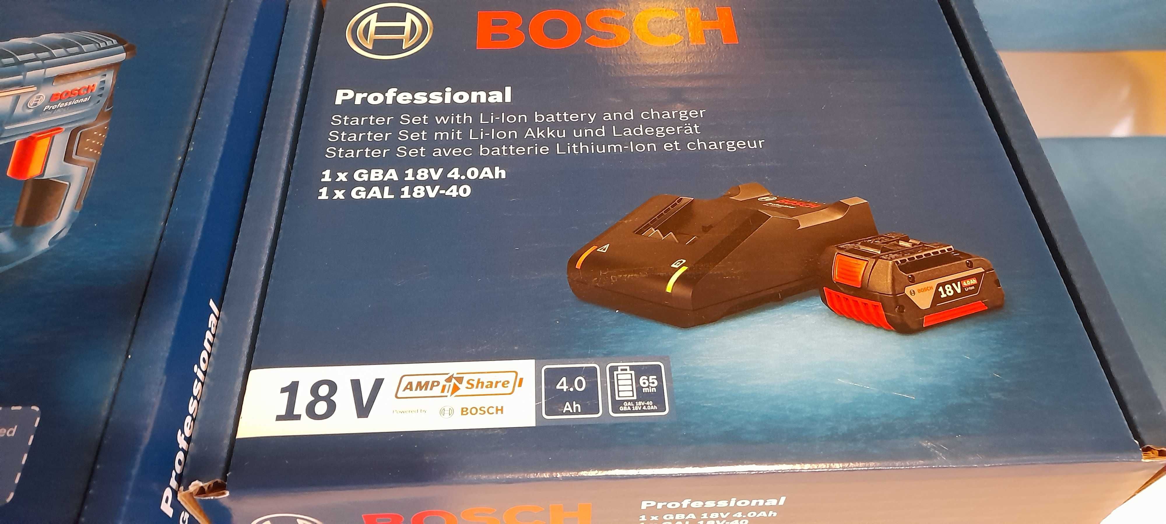 Bosch GBH180LI professional + GBA 18V4.0Ah x2 szt.+GAL18V40+ torba