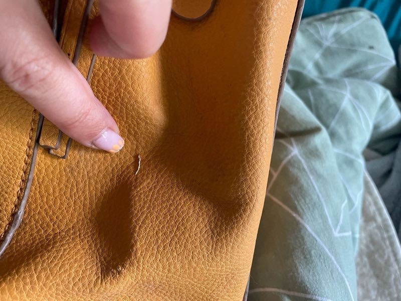 Torebka Parfois pakowna miodowa żółta musztardowa torba shopper