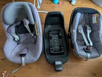 Zestaw 2 foteliki plus baza ISOFIX Pebble Plus i 2WayFix
