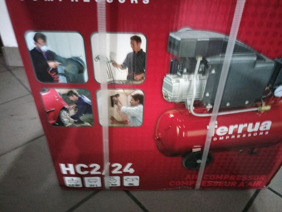 Compressor 24 litros com kit