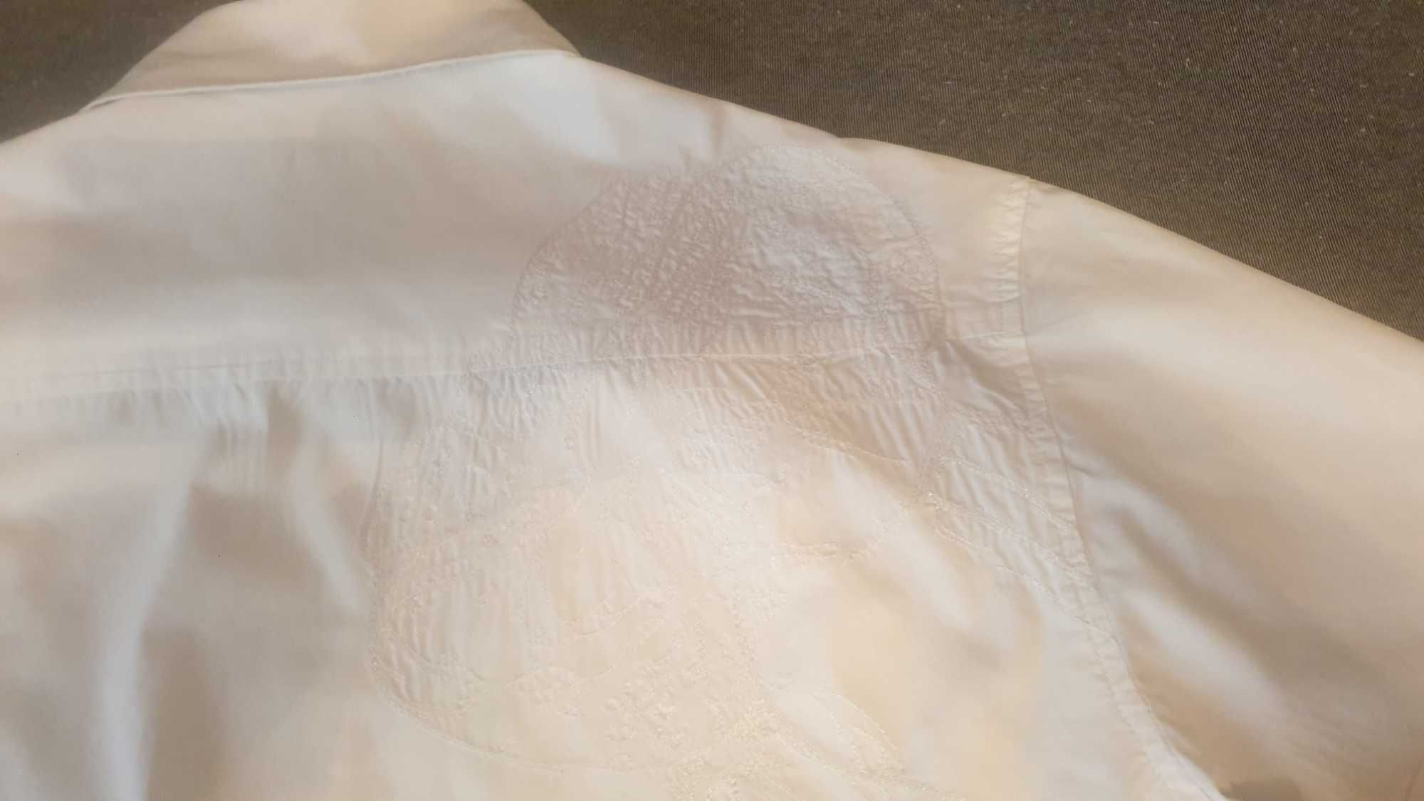 Koszula Versace Jeans Couture, M/L, biała, krótki rękaw, stan bdb-