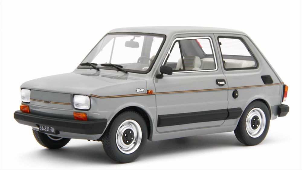 Model 1:18 Laudoracing-Model Fiat 126 Personal 4 Silver 1978 LM167A