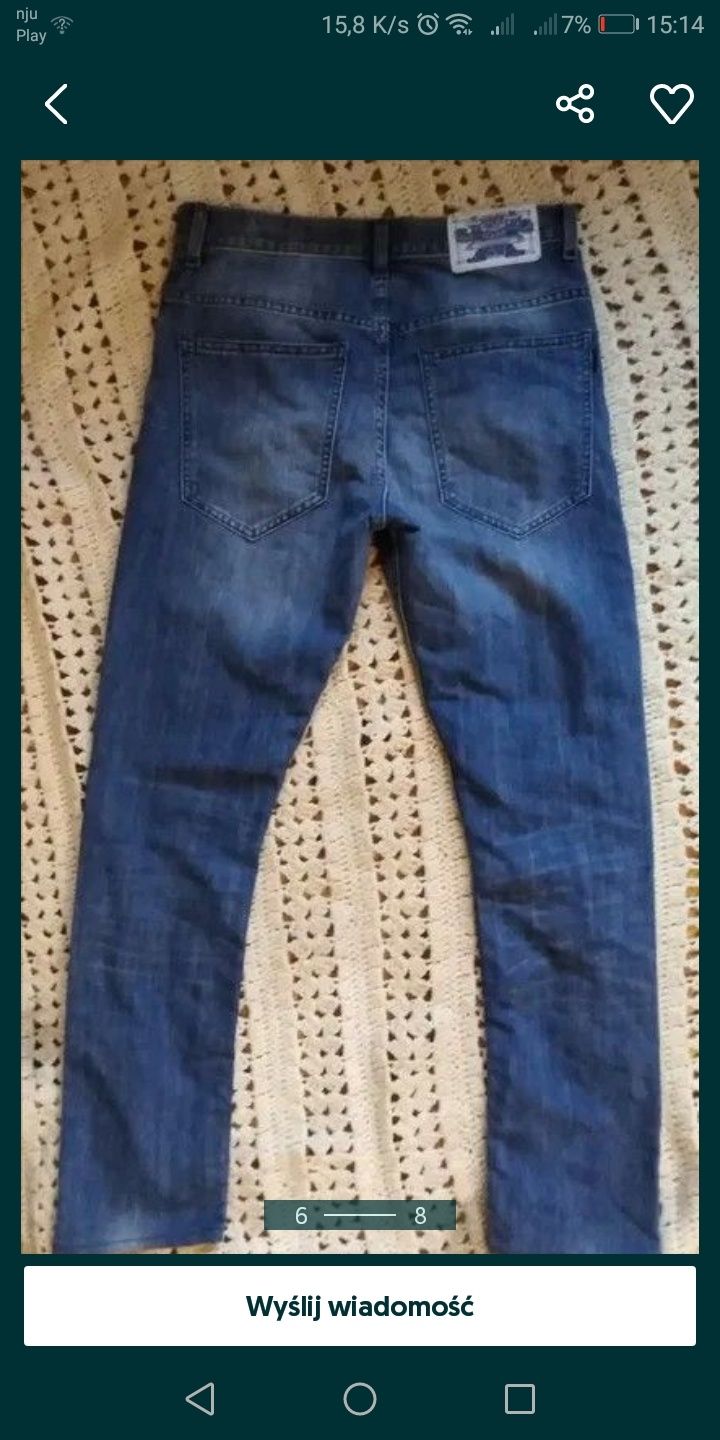 - CROCKER - spodnie jeansowe r:29/32 /p8.