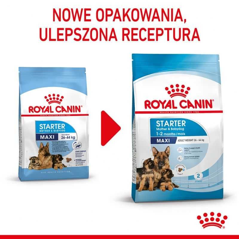 Karma dla psa Royal Canin Maxi Starter Mother & Babydog 15kg OKAZJA !!
