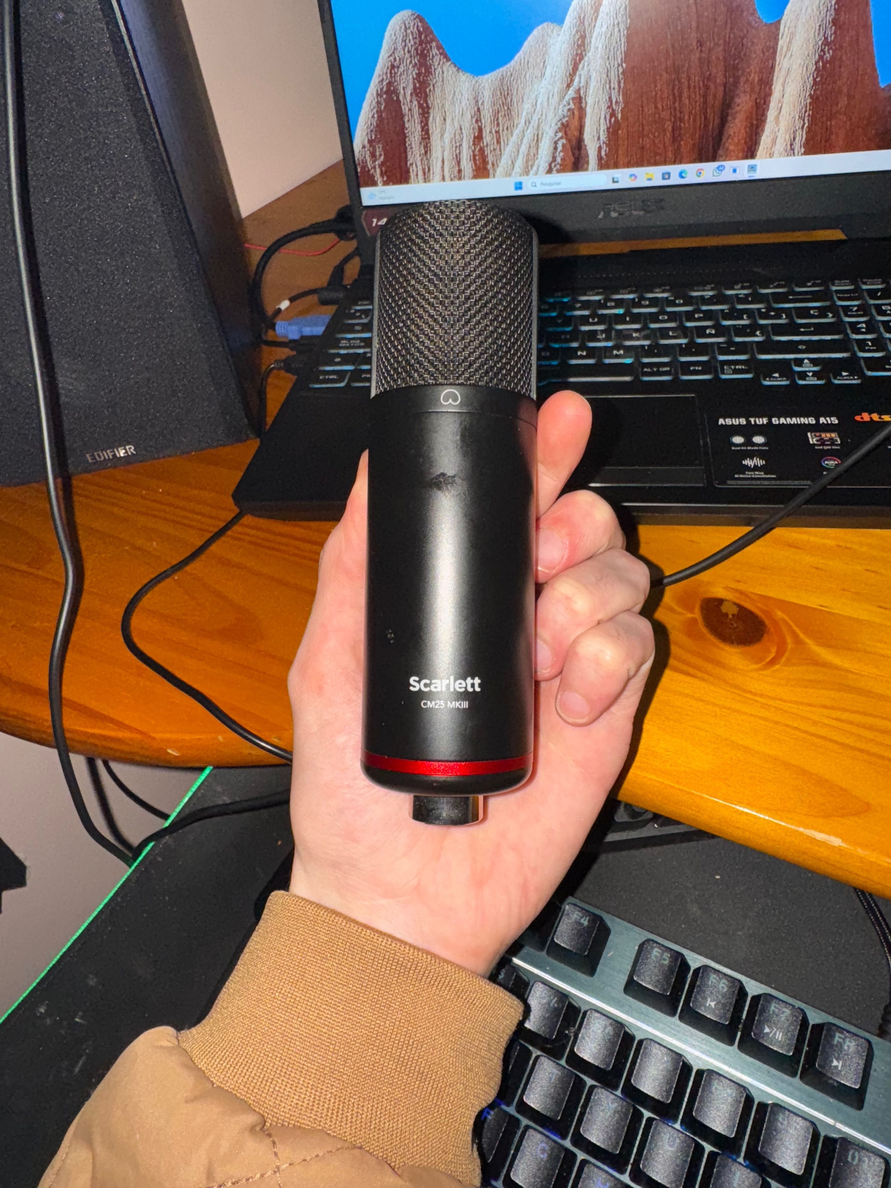 Focursite Scarlett microphone