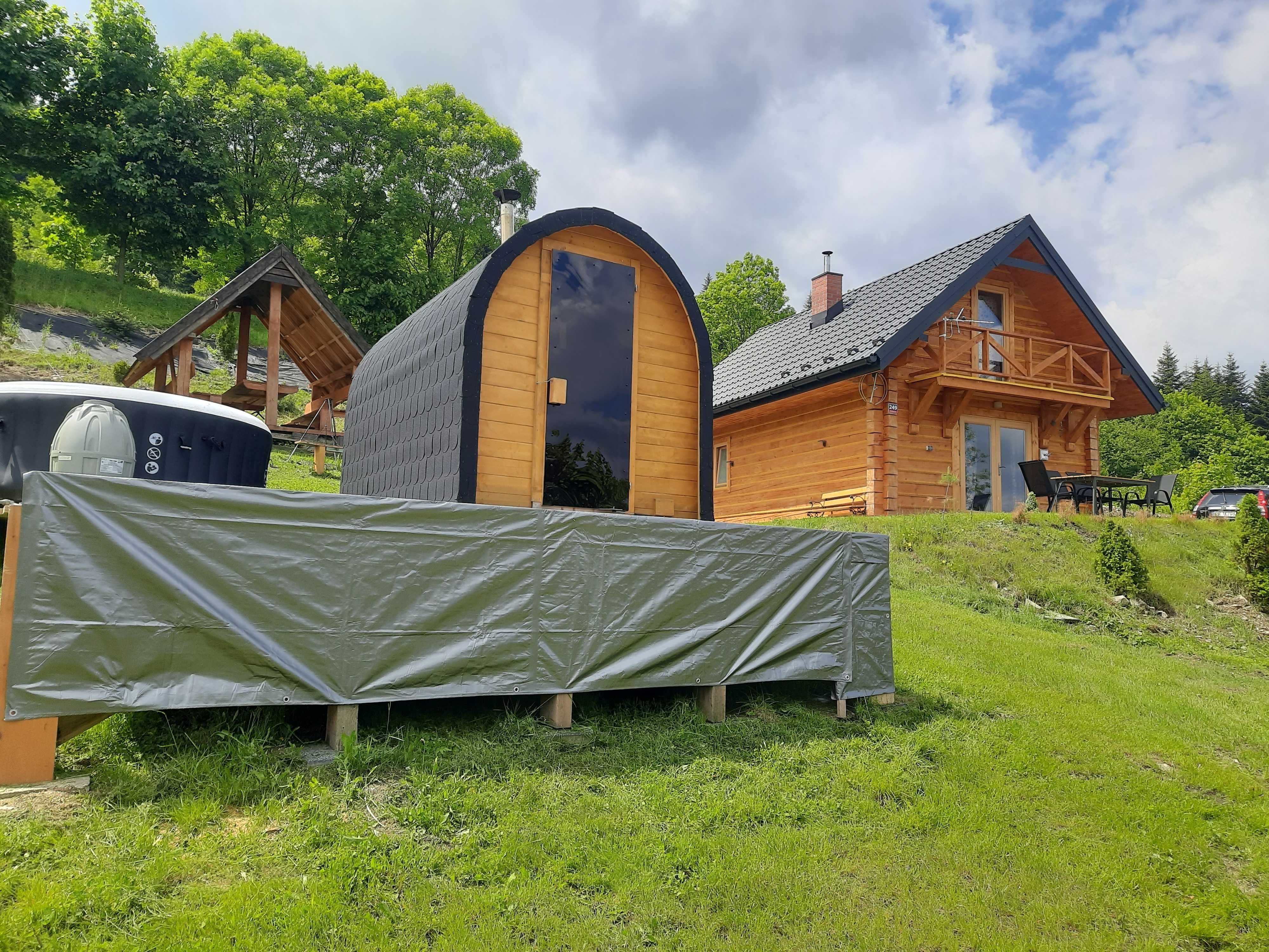 Domek na Przełęczy, Beskid Wyspowy, domek letniskowy/całoroczny