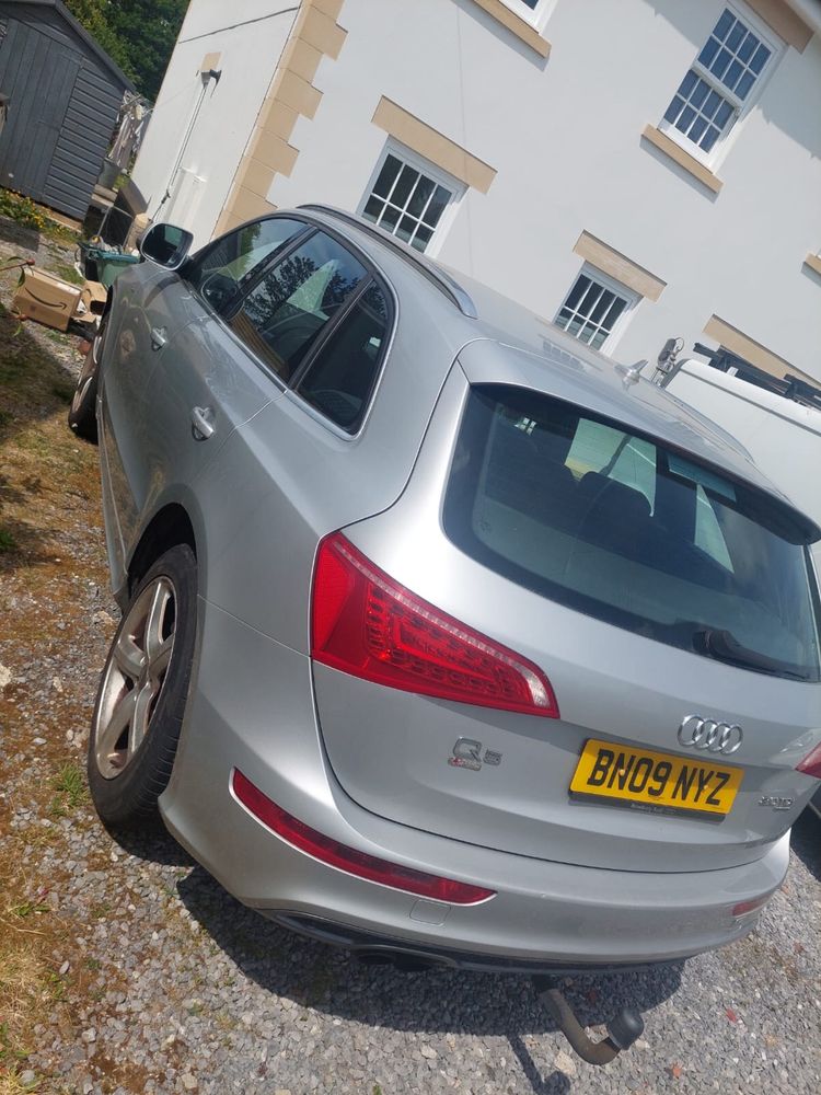 AUDI Q5 8R LX7W SLINE srebrny maska zderzak drzwi błotnik klapa części