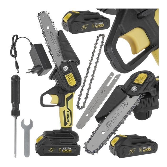 Piła Łańcuchowa Akumulatorowa 6cali 2 baterie 21V – Zestaw Xxl G80665