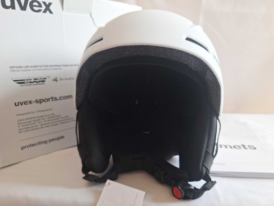 Kask narciarski juniorski Uvex Viti White Matt S 51-55cm