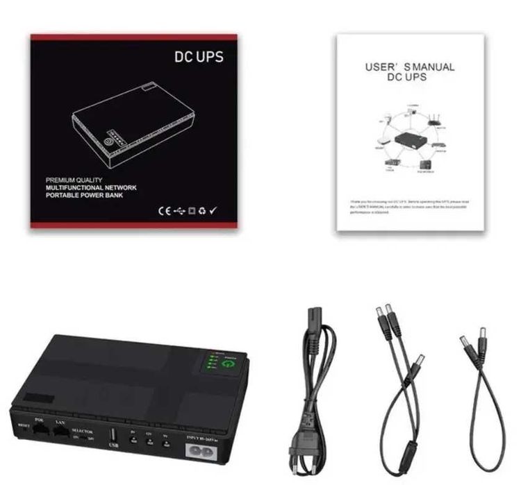 Джерело безперебійного живлення для роутера ОПТ ДБЖ 10400 mAh mini ups