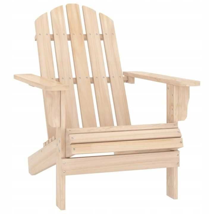Krzesło ogrodowe VidaXL naturalne drewno brąz kpl. 4 szt.