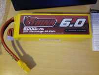 Bateria Li-Po 4S 6000mAh para RC (nova na caixa)