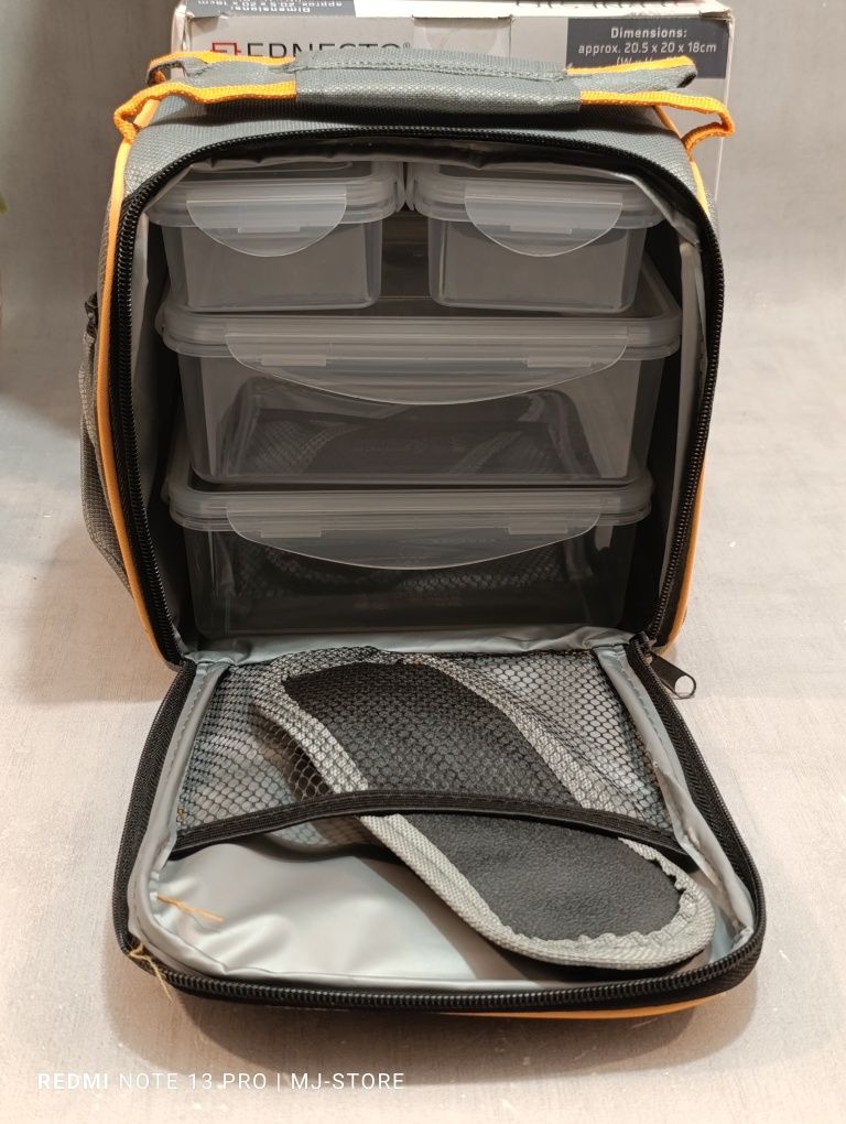 Bardzo pojemny lunch box torba termiczna