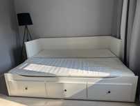 Łóżko Ikea Hemnes z 3 szufladami + 2 materace 80x200 cm