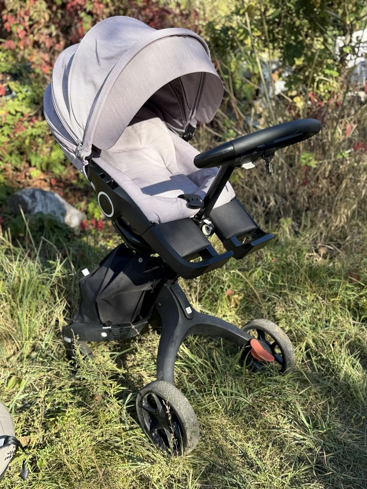 Коляска STOKKE Xplory V6 2 в 1, stokke v6, автокрісло,