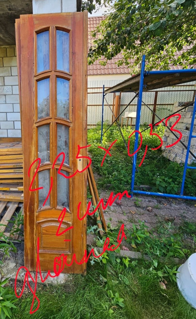 Двері внутрішні фільончасті сосна