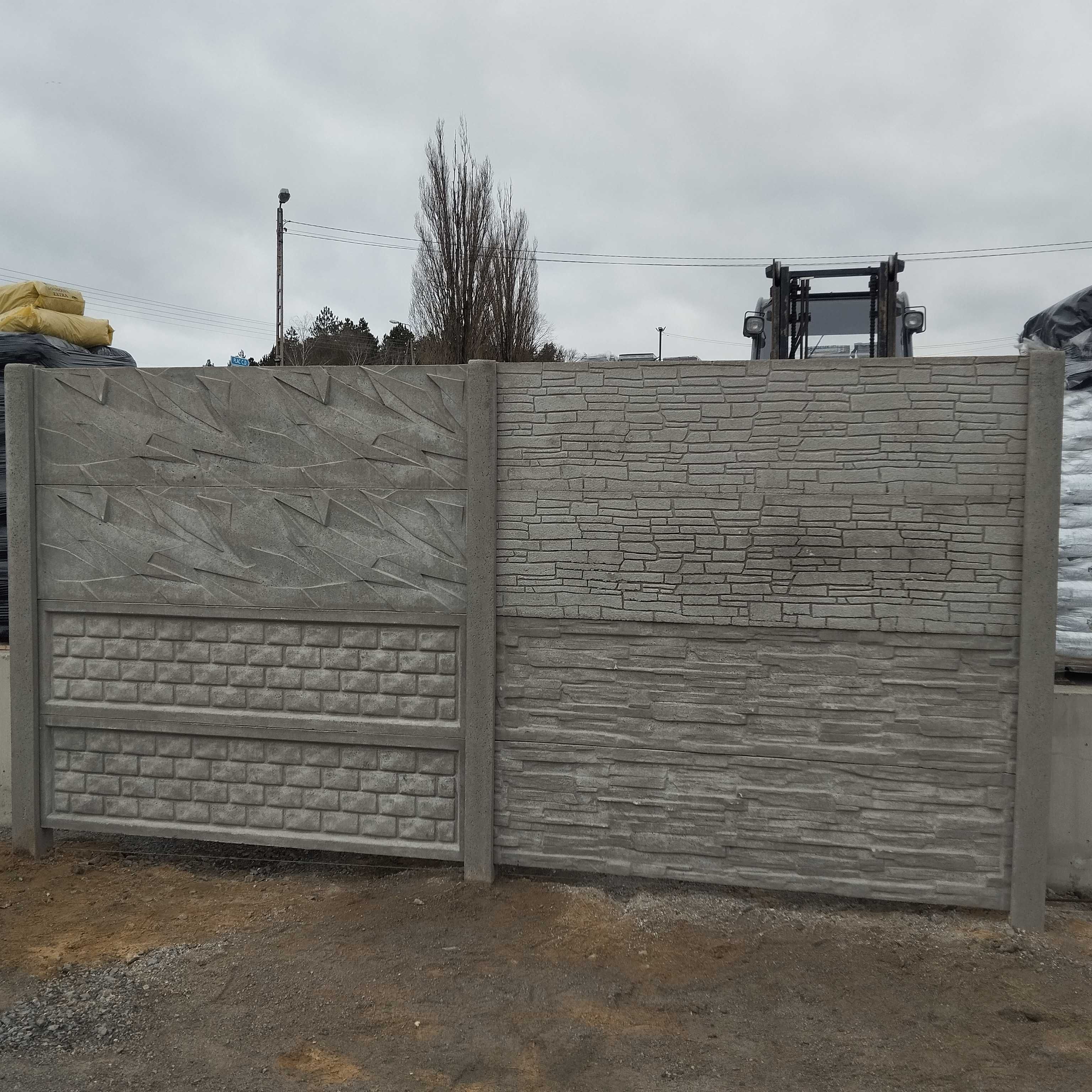 Ogrodzenie betonowe panele płot betonowy płyta betonowa słup murek