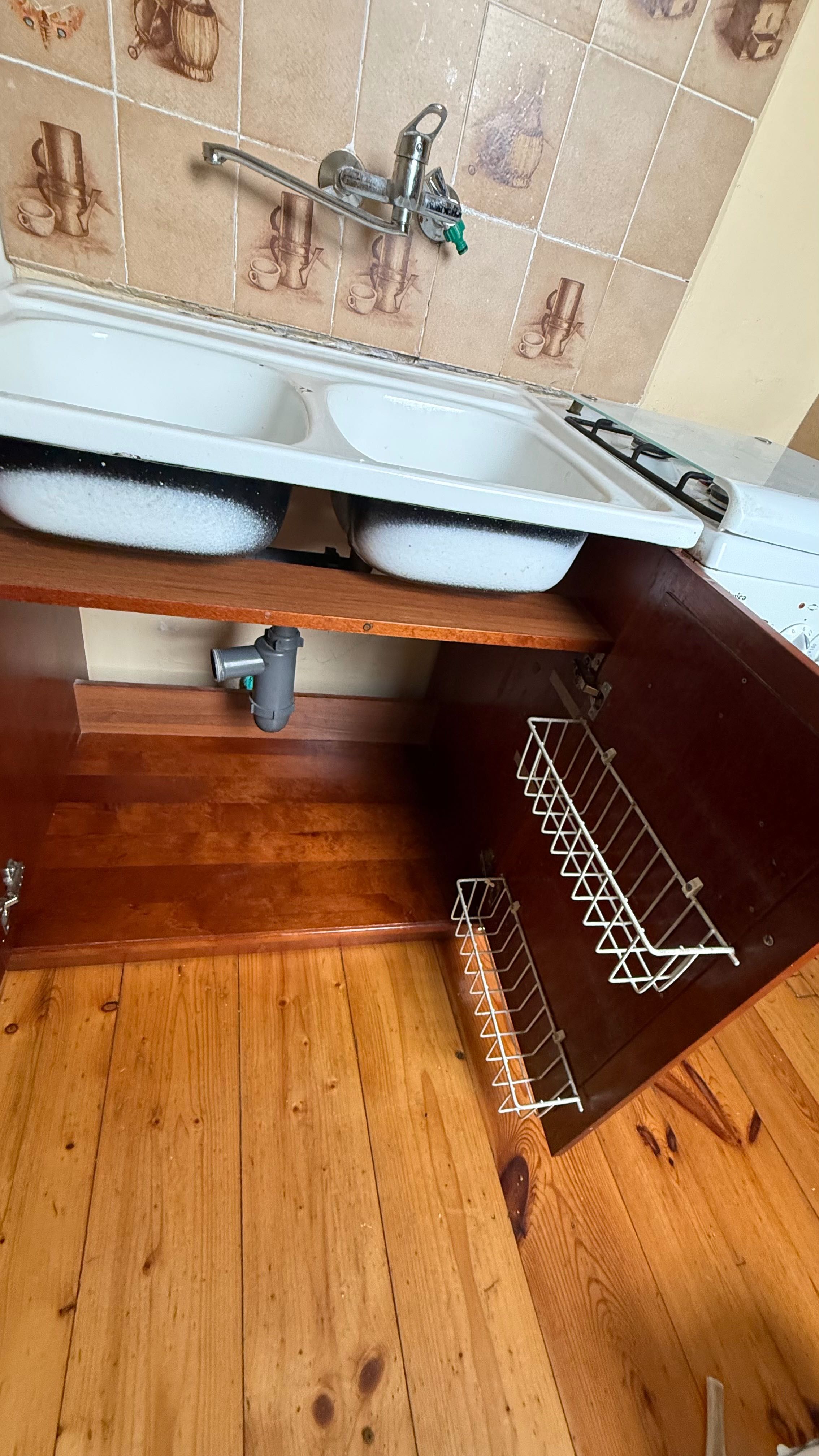 Szafka pod zlew dodatkowo zlew 80 cm