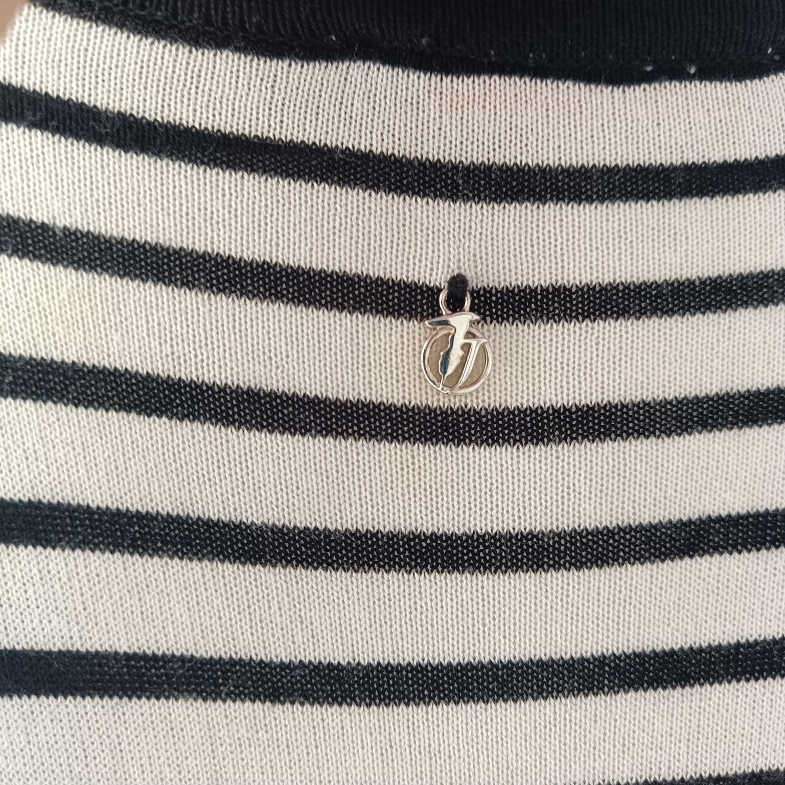 Długi kardigan Trussardi Jeans s