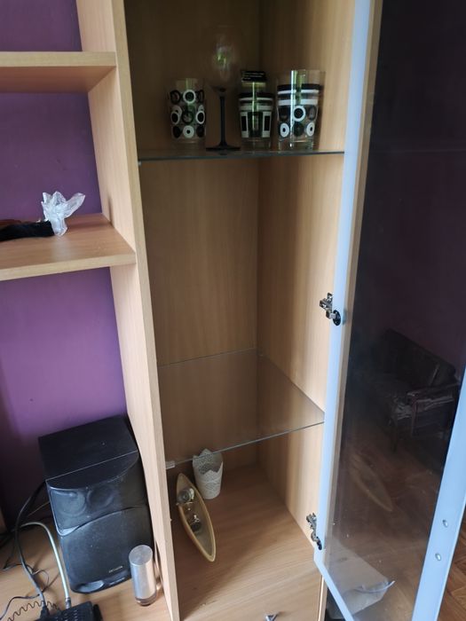 Meblościanka - witryna, szafka RTV, szafa