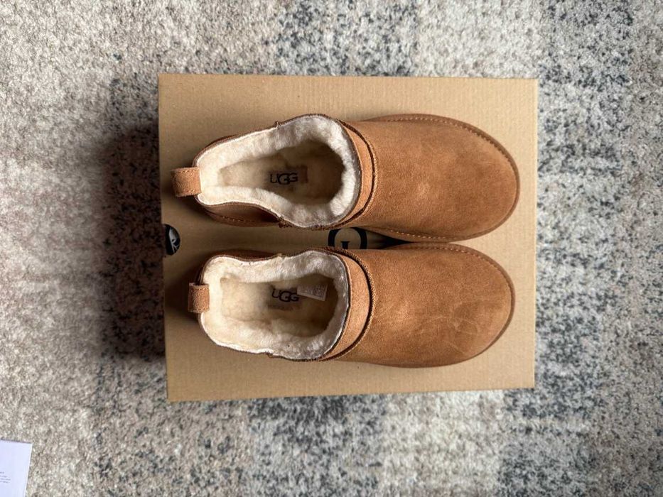 Жіночі зимові уггі UGG Classic Micro Chestnut (коричневі) u9923