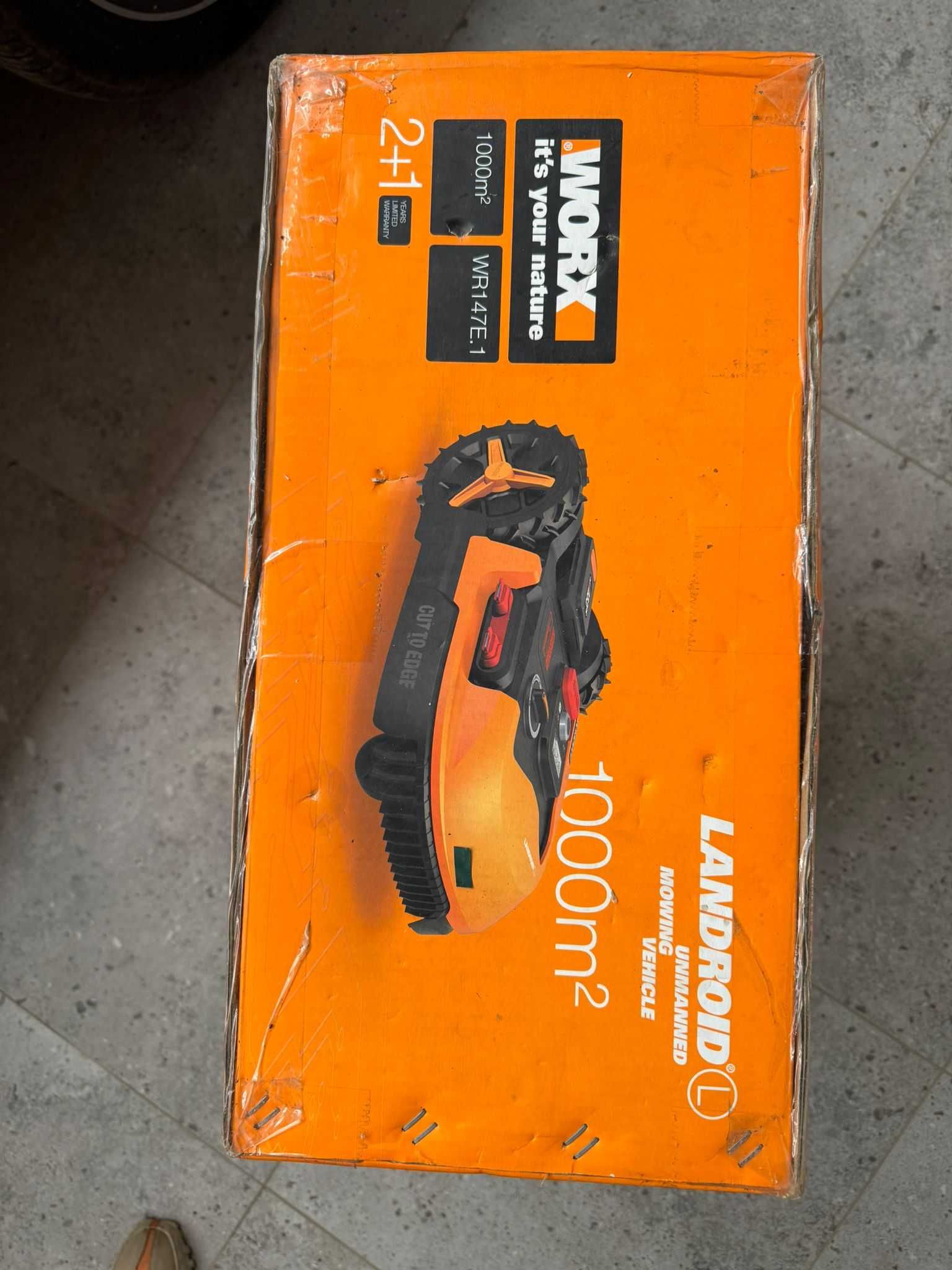 Robot koszący Landroid 1000m2 20V 4Ah Worx WR147E.1 NOWY