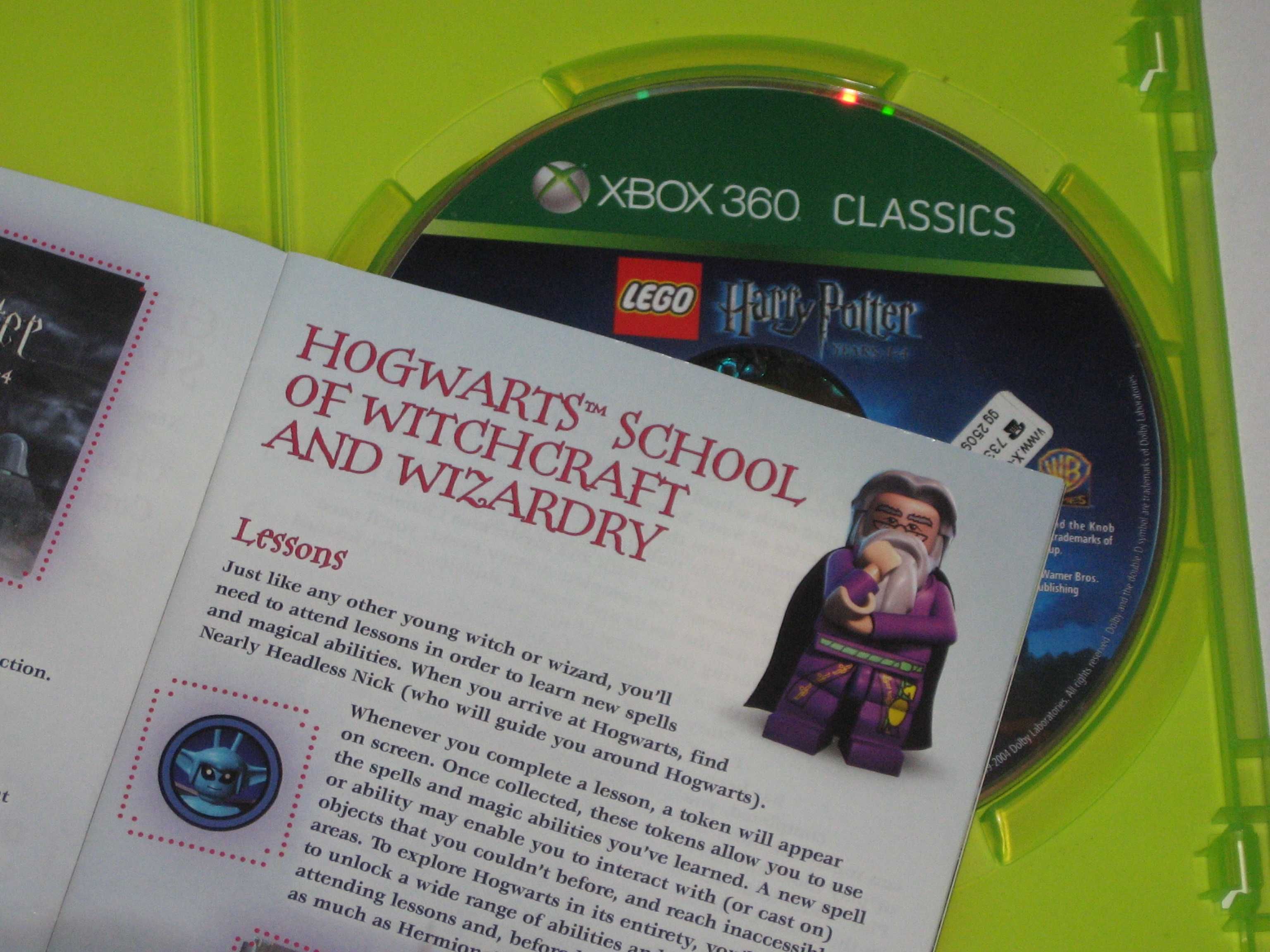 Gra LEGO Harry Potter Years 1-4 XBOX360 BDB!