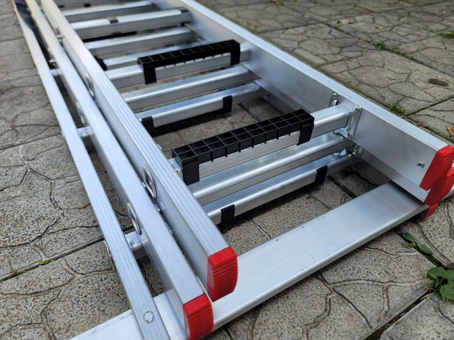 Лестница стремянка Трехсекционная 5.95м 3х9 Драбина