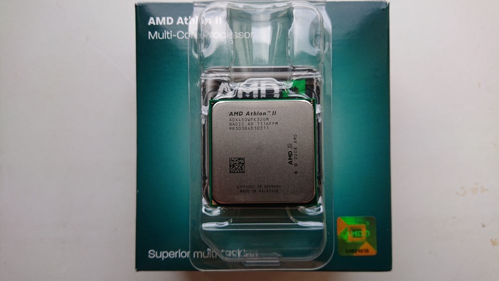 Процессор AMD Athlon ll X3 450 четырёх ядерный.