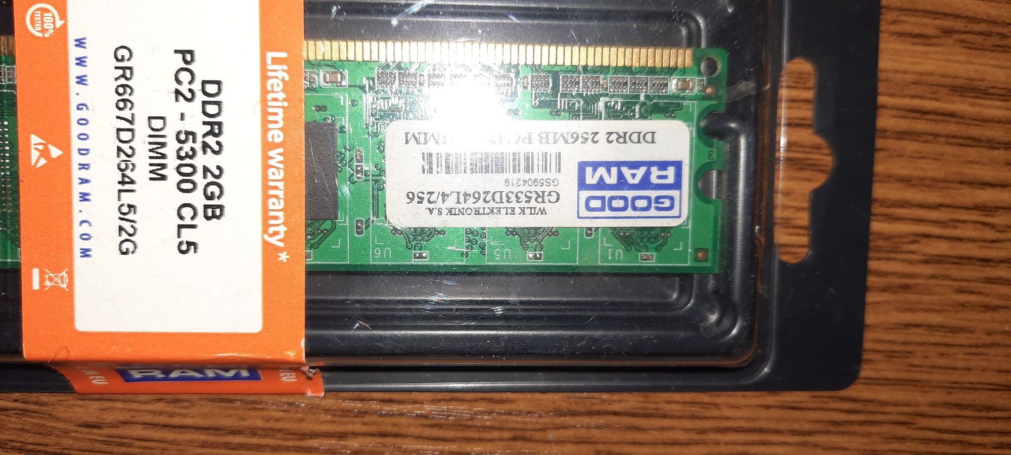 Pamięć RAM ddr2 256 good ram