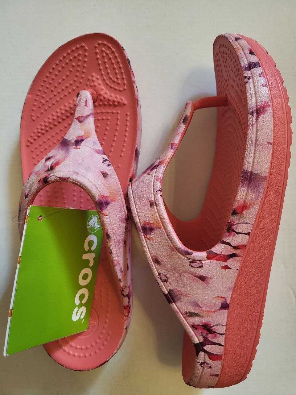 Женские шлепанцы Crocs - КРОКСЫ открытые