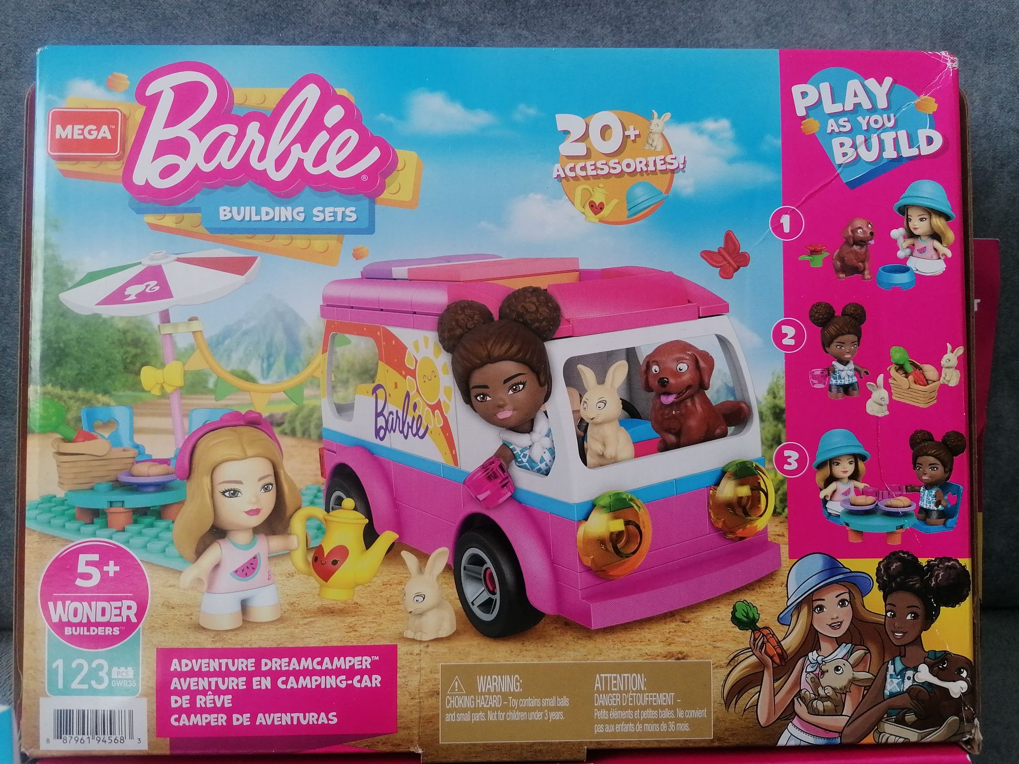 Klocki Barbie Kemping
