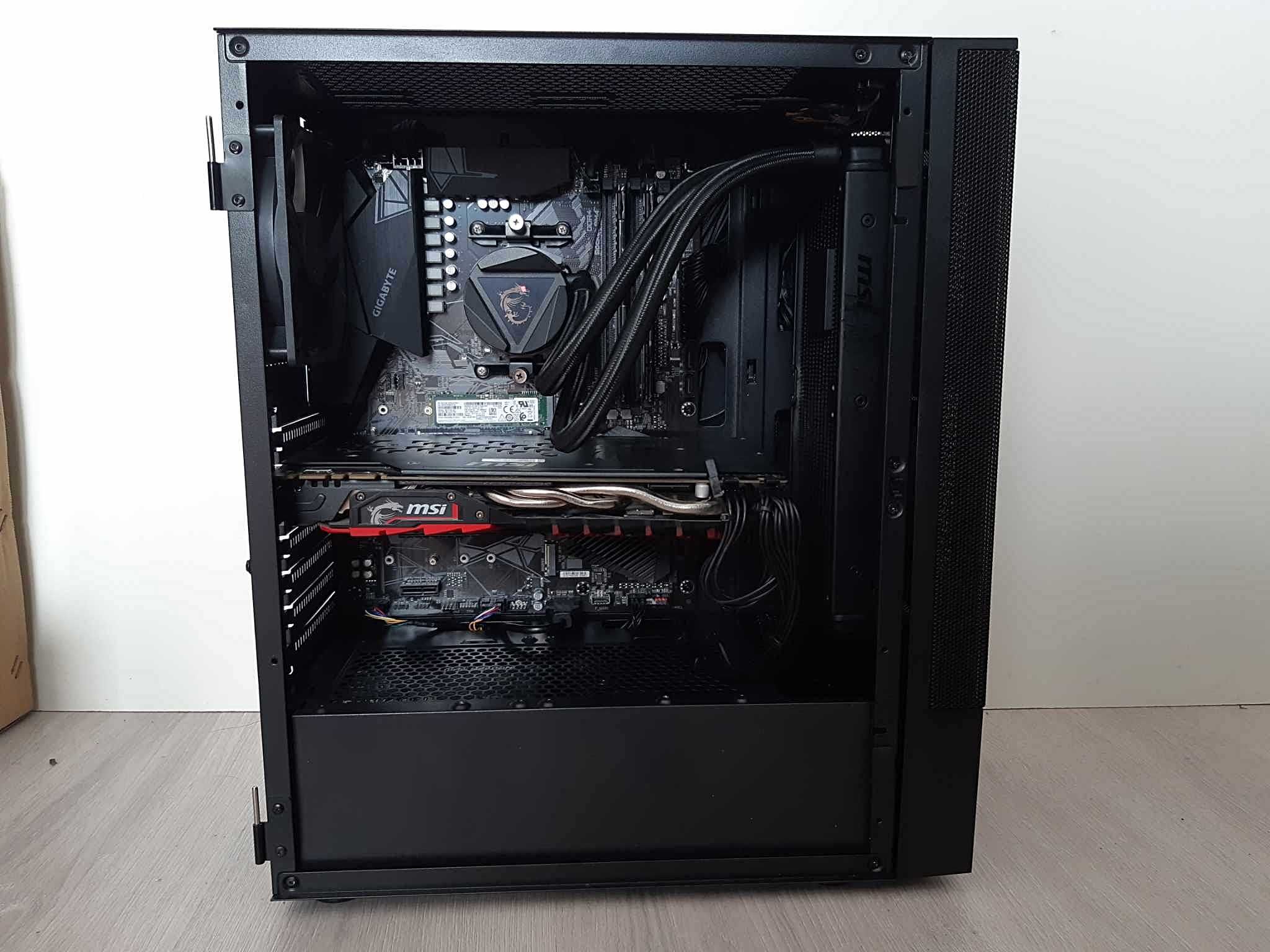 PC do gier! Ryzen 5600/B550/16GB DDR4/MSI GTX1080/SSD 512GB/650W/AiO