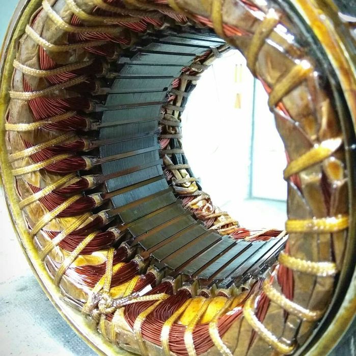 Перемотка електродвигунів, ремонт электродвигателей