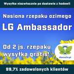 Rzepak ozimy LG Ambassador F1 C1, opak. 1,5mln Integral Pro i Lumiposa