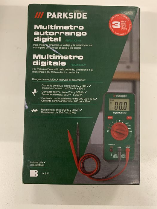 Цифровий мультиметр Parkside PDAM 300 A1