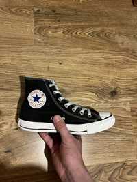 Converse Czarne Wysokie 37 23.5cm