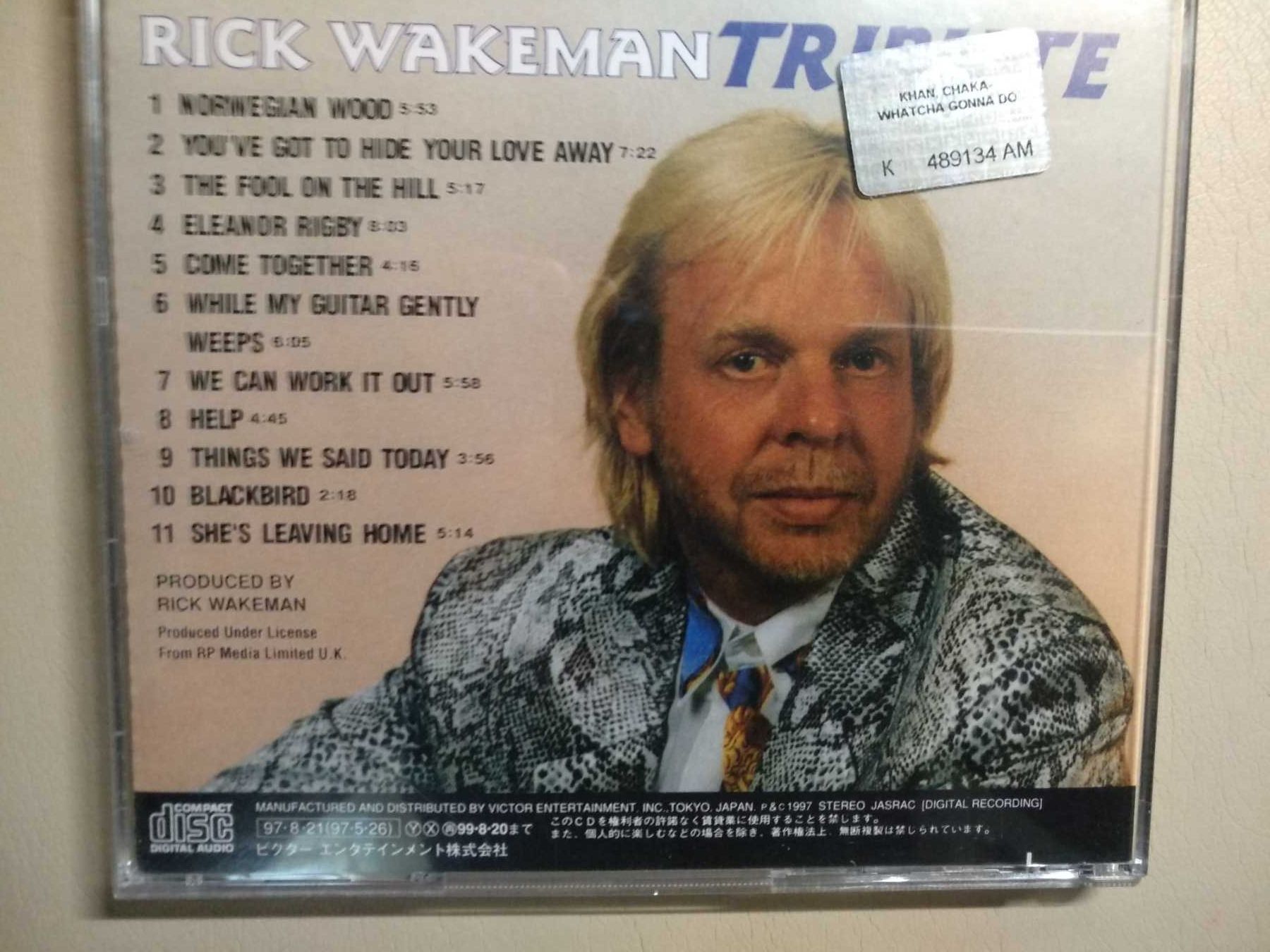 Rick Wakeman – Tribute To The Beatles CD.