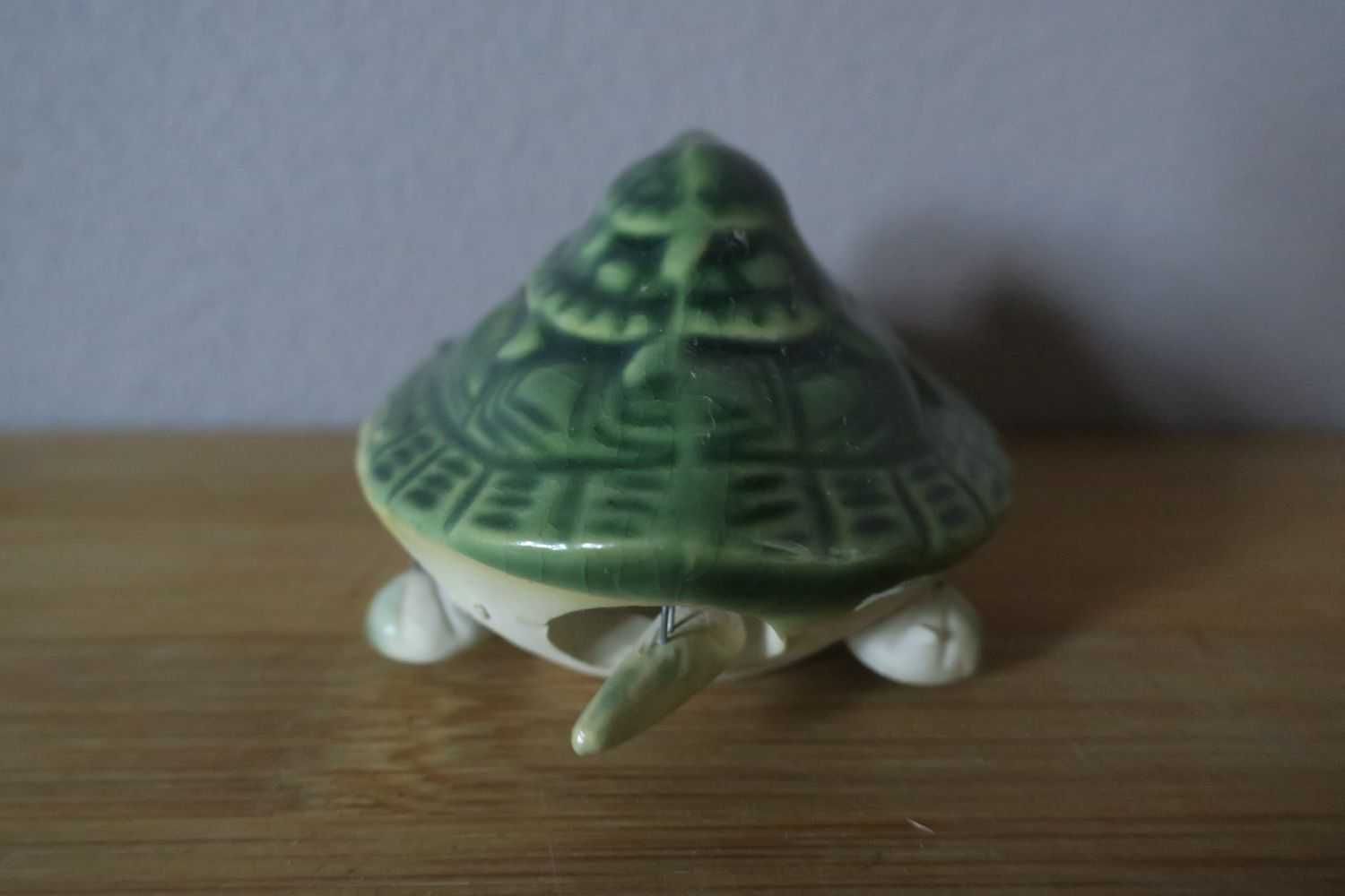 Porcelanowa figurka żółwie ruchome żółwiki unikat