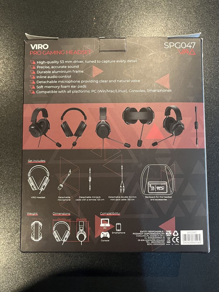 Słuchawki SPC Gear VIRO