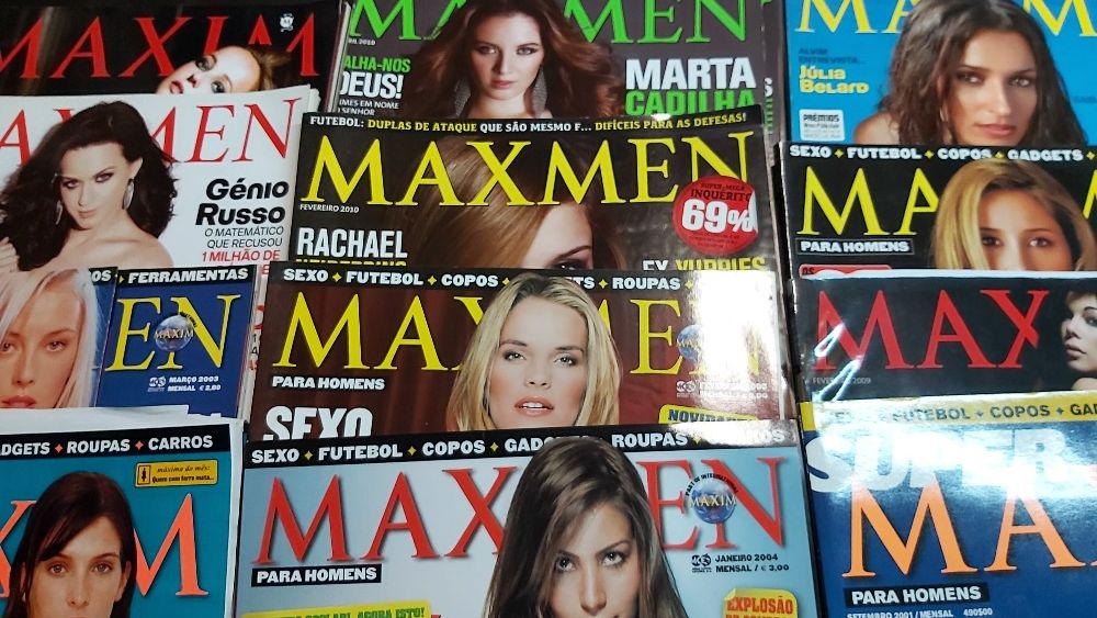 Revista - Maxim/Maxmen 116 números