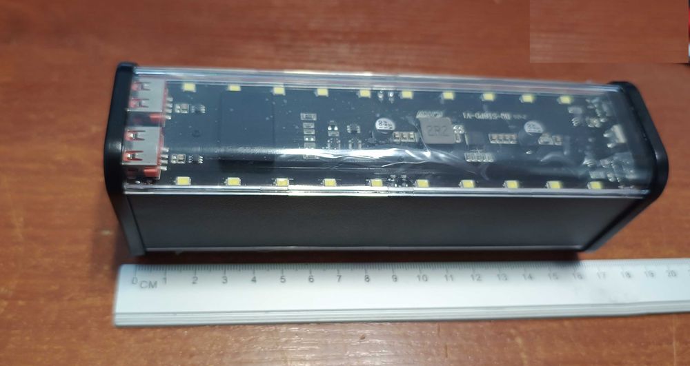 Power bank 23200mAh з ліхтариком на НОВИХ акумуляторах 18650