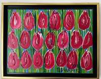 Edward Dwurnik Różowe tulipany
