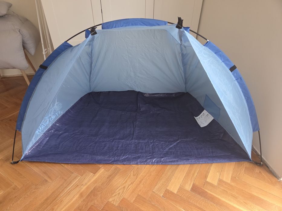 Namiot plażowy niebieski