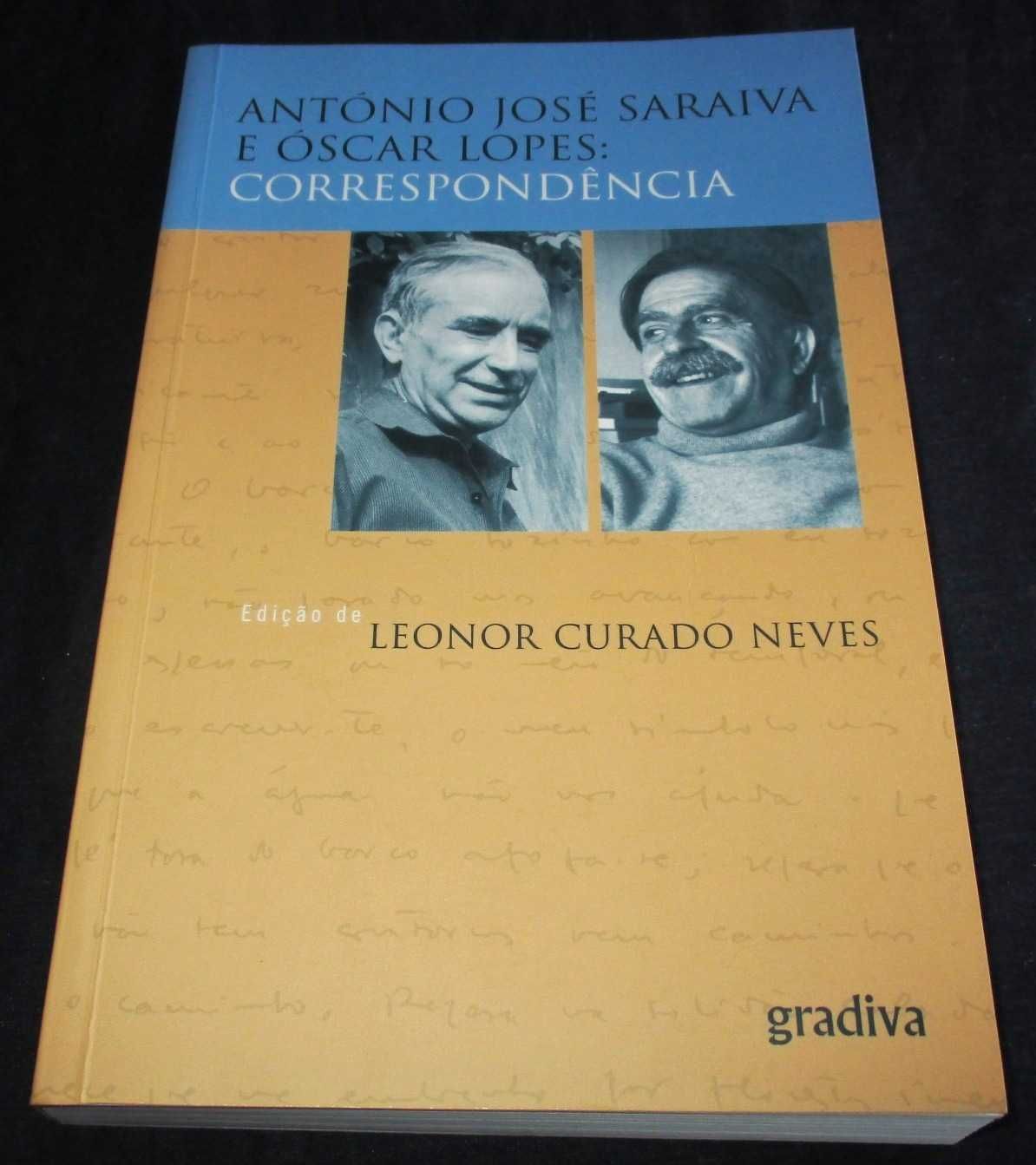 Livro António José e Saraiva Óscar Lopes Correspondência Gradiva