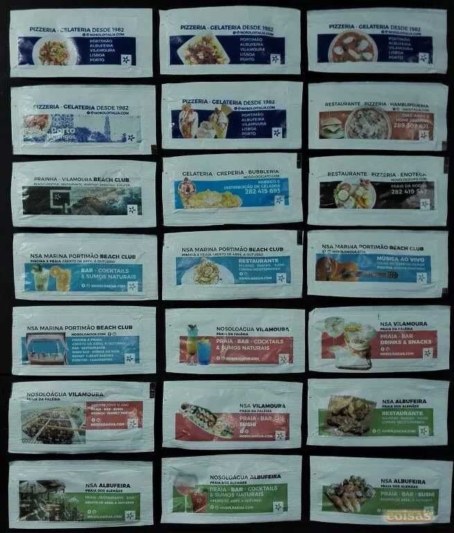 pacotinhos de açucar 12 series completas-lote 1