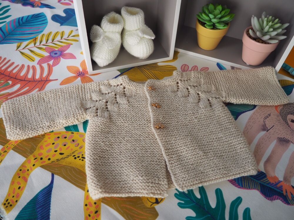 Conjuntos de tricot para bebé