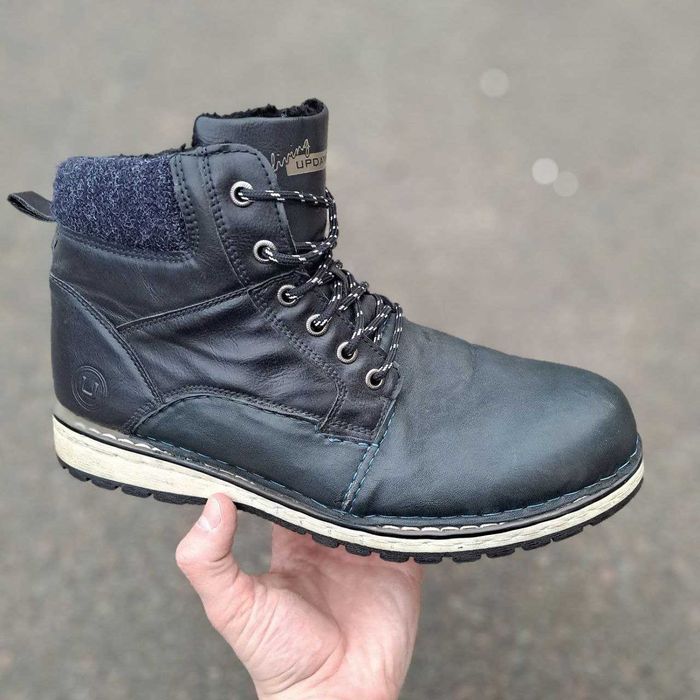 Черевики Шкіряні Утеплені Теплі Зимові - UPDATE | Чоловічі Ботинки 42